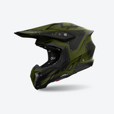 AIROH TWIST 3 Casco Cross Moto enduro grafica MILITARY